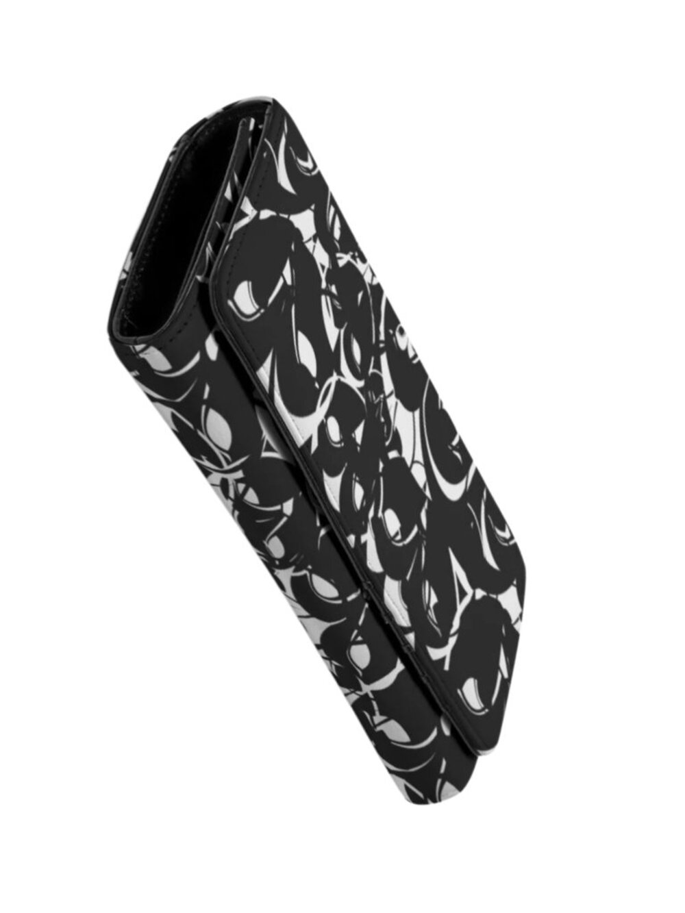 Hank & Henry Long Wallet Black & White Multi-card holder and Compartments - Picture 3 of 12